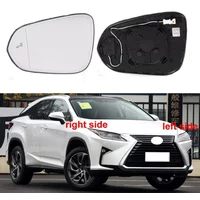 Car Mirrors For Lexus RX RX300 RX350 RX450 2015-2023 Mirror Lenses Exterior Side Reflective Glass Lens with Heating Blind Spot