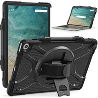Case for Amazon Fire Max 11 (2023) 11 inch Tablet 2 Layer Rugged Military Grade Shockproof Cover with Swivel Stand S Pen Holder