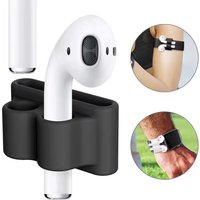 Silicone Holder Clip For AirPods Apple Wireless Earphone Socket Stand Case Compatible For Apple Watch Sport Hook Clip Anti-lost