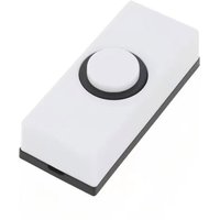 Black ABS Wired Doorbell Push Button Replacement Sturdy And Reliable Performance Wired Connection White
