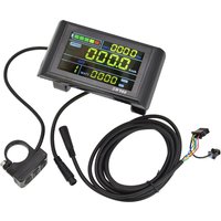 1 Set 5 Pin / 6 Pin E-bike Electric Bicycle E-Scooter LCD Display Color Screen Intelligent Instrument Durable And Practical