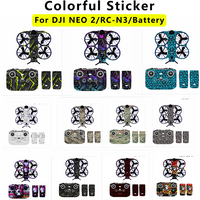 For DJI NEO 2 Drone PVC Sticker Battery RC-N3 Remote Control Decals Decorative Anti-scratch Protective Film Refit Skin Accessory