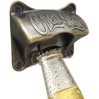 1/5/10pcs "Open Here" Cat Shape Bottle Opener Wall Mounted Retro Beer Opener Tools BBQ DIY Solid Bar Decorative Opener for Gifts