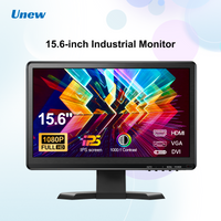 15.6 inch IPS Monitor Full HD 1920x1080 Multi-Interface HDMI VGA DVI VESA Support for Automation Control Office Meeting Gaming