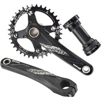 AliExpress GOLDIX 104BCD Wide & Narrow Tooth Mountain Bike Parts Crankset 165/170/175mm Cranks Round/Oval Chainrings 32T/34T/36T/38T MTB