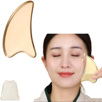 Free custom logo Guasha Massage Face Massag Gua Sha Imitation copper Board Acupoint Eye Care SPA Massager Tool massage tools