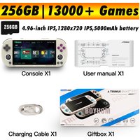 Trimui Smart Pro Retro Game Console - 4.96’’ IPS Display, Linux System, RGB Joystick, Portable Handheld Player Gift Set