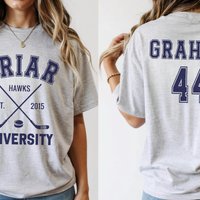 2026 TV Off Campus Briar University Graham 44 Men's Women's T-shirt Cosplay Short Sleeve Casual Fans T-shirt Top Hockey Jersey