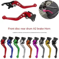 Motorcycle Brake Handle Motorbike Modification CNC Clutch Drum Brake Lever Handle Adjustable Handlebar Set Modified Parts