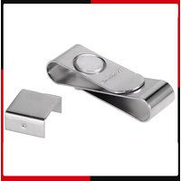 Chalk Clip Stainless Steel Cue Chalk Clip Snooker Billiards Chalk Holder Pool Cue Magnetic Chalk Holder with Clip Snooker Supply