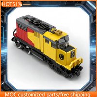 330 PCS transport Cargo Train MOC Customize Modular Building Block Brick Educational Simple Popular Kids DIY Toy Birthday Gift