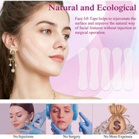 Invisible Facial Lifting Sticker Thin Face Patche Facial Face Lift Tools for Hide Chin Lifting Saggy Skin Adhesive Care Tape