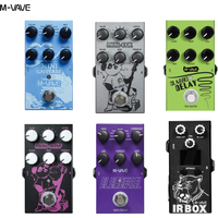 M-VAVE Elemental Digital Delay Pedal,9 Classic Amp Effects, 3-Band EQ & True Bypass