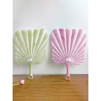 Summer Plastic Portable Fan New Chinese Hand Cranked Fan Cool Breeze Performance Dance Party Photography Props Fan