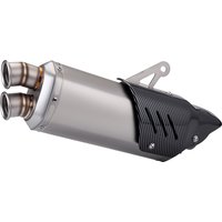 Motorcycle S9 Double hole Exhaust Pipe Double outlet Escape Tip muffler For ER6N Z900 R3 Z400 MT07 R15V3