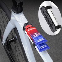 Portable Bicycle Energy Gel Holder Elastic Rope Easy To Use Bike Storage Box Lightweight Black Bike Energy Bar Buckle