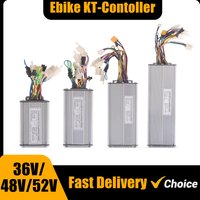 ChamRider,Sinewave-Electric Bike Sensorless Controller, KT Controller, Dual Mode, 36V, 48V, 250W, 350W, 500W, 750W, 1000W, 1500W
