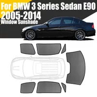Custom Magnetic Car Window Sunshade For BMW 3 Series Sedan E90 2005-2014 Curtain Mesh Front Windshield Frame Curtain
