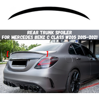 Rear Trunk Spoiler Wing For Mercedes-Benz C-Class W205 Sedan C180 C200 C260 2015-2021 Car Rear Roof Spoiler Tail Wing Body Kit