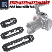 INNOREL Quick Release NATO Rail 2 Packs Universal Low-Profile Lightweight Mini Rail for NATO Handle, Camera Cage, Field Monitor