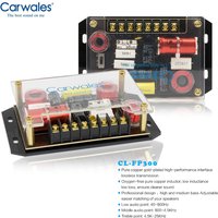 1pcs 3-Way Speaker Crossover Tweeter Midrange SubWoofer Car 3-way Signal Combination Distributor Divider Car Treble Mid Bass