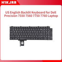 keyboard For Dell Precision 7750/7550/7760/7560 backlit American-style layout replacement keyboard, 0713DM 713DM PK132V72B00