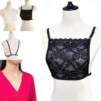 Lace Fake Collar Accessory Breathable Overlay Anti-slip Underwear Prevent Exposure Prevent Light Leakage Lace Cover Up Lady