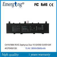 15.4V 90Wh C41N1906 Laptop Battery For ASUS ROG Zephyrus Duo 15 GX550 GX550LWS GX550LXS GX551Q GX551QM GX551QR GX551QS