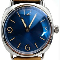 Men's watch replica 45mm vintage pilot's manual mechanical men's watch Air Force Green Luminous Aseptic dial Japan NH35 movement