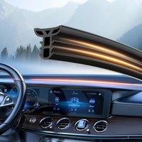 1.6m Auto Dashboard Windshield Sealing Strip Car Sticker Rubber Seals Noise Insulation for Weatherstrip Car Interior Accessories