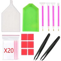 Diamond Painting Tool Set, including Diamond Embroidery Box And Various Sizes of Painting Pens, Suitable For DIY Adult Art Craft
