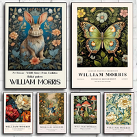 William Morris art Poster HD art sticky wall waterproof home living room bedroom bar aesthetic decoration