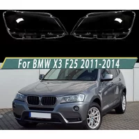 For BMW F25 X3 2011 2012 2013 2014 Headlight Lens Cover Clear Shell Clear Pair Left Right Front Headlamp Transparent Lampshade