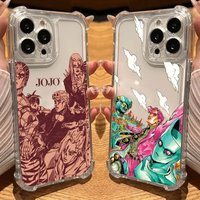 JoJo's Bizarre Adventure Anime Phone Case For iPhone 17 16e 16 15 14 13 12 11 Mini Air Pro Max X XR XSMax 7 8 Plus Anti Fall