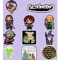 Fantasy Film Enamel Brooches Lapel Pins for Clothing Badge On Backpack Metal Fashion Jewelry Decoration Fans Gifts