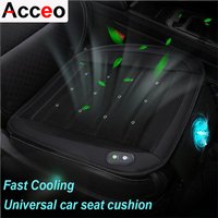 Ventilated Cooling Car Seat Cushion Universal Auto Seat Pad Summer Breathable Cool Mat for Car Truck SUV