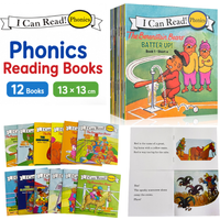 12 Books I Can Read Phonics Berenstain Bears Picture Book for Kids Baby Learning To Read Bedtime Educational English Books