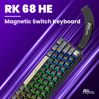 ROYAL KLUDGE RK68 HE Magnetic Switch Mechanical Keyboard Rapid Trigger 0.005mm RGB Hot Swap E-Sports Wired Gamer Keyboard Gasket