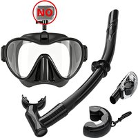 Large Frame Snorkeling Set, Anti Fog, HD Panoramic View, Aqua, Diving Goggles Adult, Underwater, Snorkel Mask With Camera Mount