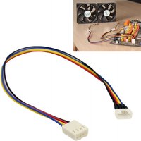4-Pin PWM GPU Fan Adapter Cable for Graphics Cards Mini 4 Pin Cooling Fan Adapter Extension Power Cable