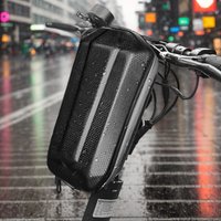 3L Big Capacity Hard Shell Electric Scooter Front Bag Waterproof Bicycle Storage Bag Portable Hanging Bag Bike Accessories