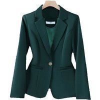Spring Autumn Long Sleeve Blazer Women Coat New Ladies Business Work Suit Jackets Korean Single Button Blazer Female Outerwear