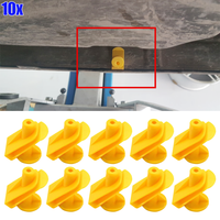 10pcs Car Engine Undertray Underbody Shield Clip Guard Plate Fastener For Mercedes-Benz Smart Fortwo 450 451 A0019913970