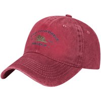 New California Republic NCR Washed Denim Baseball Caps Snapback Baseball Hats Breathable Casquette Outdoor for Men's And Women's