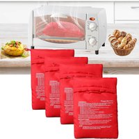 1~5Pcs Microwave Potato Bag Reusable Baked Potato Pouch Bag Baked Sweet Potato Corn Cooker Perfect in 4 Minutes Kitchen Gadget