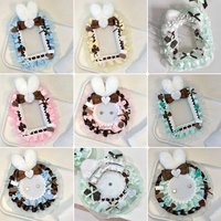 1Pc Badge Holder Photo Card Sleeve, 10 Colors Anime Cartoon Badge Display, Cute Decorative Small Card Holder for Fans and Collectors