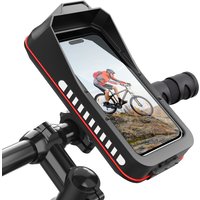 Waterproof Motorcycle Bicycle Mobile Phone Holder Universal Quick Lock Bike Scooter Handlebar Stand for 4.7-7.0 inches Devices