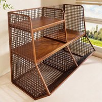 Étagère de rangement de cuisine multi-niveaux avec paniers, pour placard, chambre à coucher, montage mural et sur pied