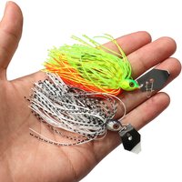 Zestaw Przynęt Spinner Bait 7g/9g/12g/14g/21g, Przynęty Wędkarskie Pesca Chatter, Metalowe Ostrze Bez Zacinania, Gumowa Główka Jigowa, Haczyk, Drut Spinnerbait