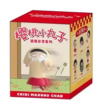 Genuine Chibi Maruko-chan Funny Daily Series Blind Box Surprise Mystery Box Anime Figure Desktop Ornament Toy Customized Gift
